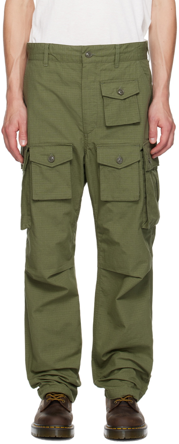 パンツ Engineered Garments Fa pants FA Pant - Khaki Cotton Superfine Twill | Nepenthes New York