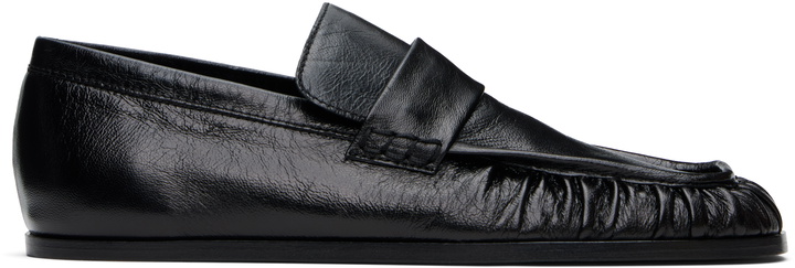 Photo: Jil Sander Black Leather Loafers