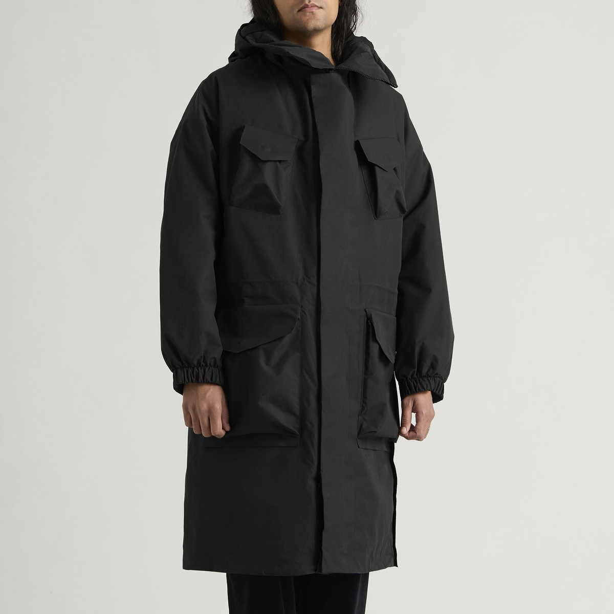 Y-3 Men's GTX Parka Jacket Coat in Black