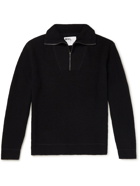 Margaret Howell - MHL. Merino Wool Half-Zip Sweater - Black