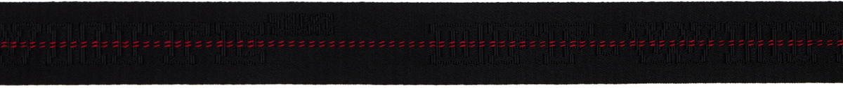 Off-White Black Arrow Tape Belt