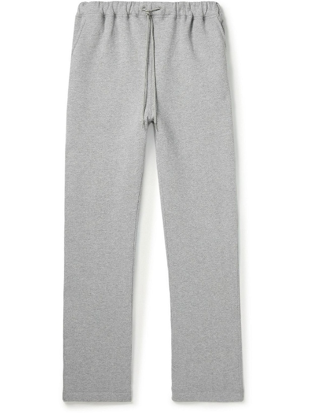 Photo: Private White V.C. - Straight-Leg Cotton, Wool and Cashmere-Blend Jersey Sweatpants - Gray