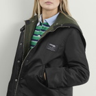 Hommegirls Women's Nylon Bomber Jacket in Black