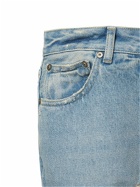 PALM ANGELS - Logo Patch Cotton Denim Jeans