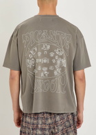 Picante Sacramento Printed Cotton T-shirt Grey