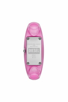 Diesel Diesel Wonder-D Two-Hand Pink Nylon Resin Watch - Timeframes Womens in Pink