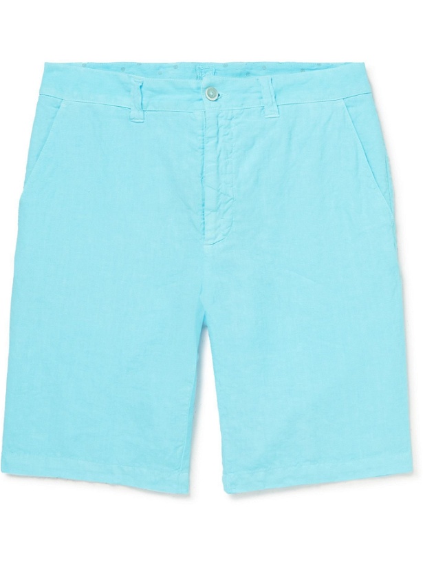 Photo: 120% - Linen Shorts - Blue