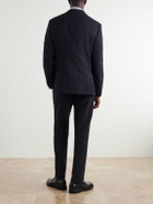 Mr P. - Slim-Fit Pinstriped Wool-Fresco Blazer - Blue