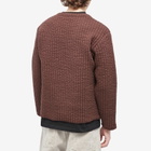 Lady White Co. Men's Quilted V-Neck in Rust