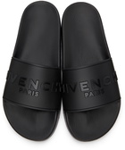 Givenchy Black 'Paris' Flat Sandals