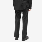 Uniform Bridge Men's Wide Slack Pants in Black