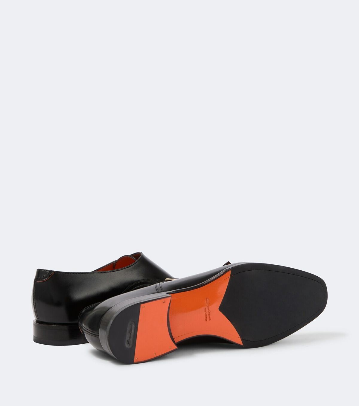 Santoni Leather monk strap shoes