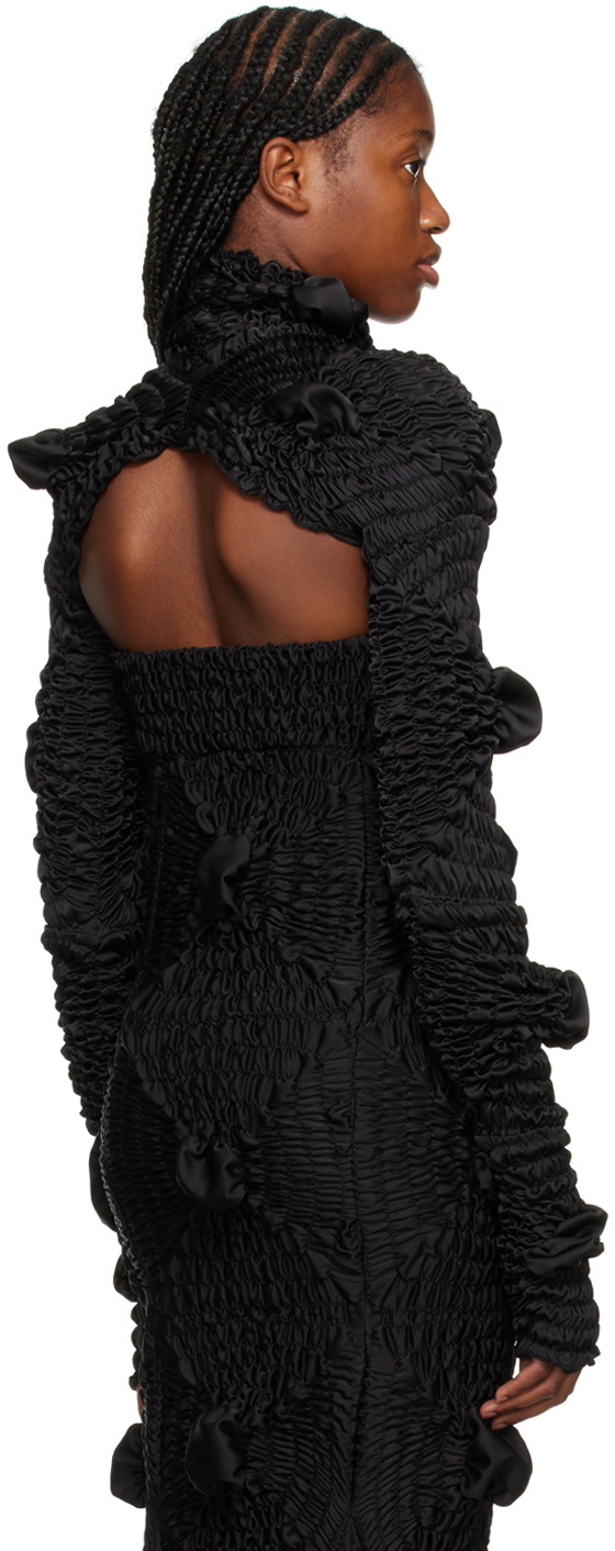 Feben Black Bolero Turtleneck