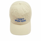 IDEA Sorry I Don't Work Here Cap in Beige/Blue 