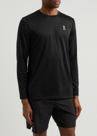 ON Core Logo Stretch-jersey top Black