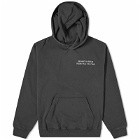 Sporty & Rich Drink More Water Hoodie in Faded Black