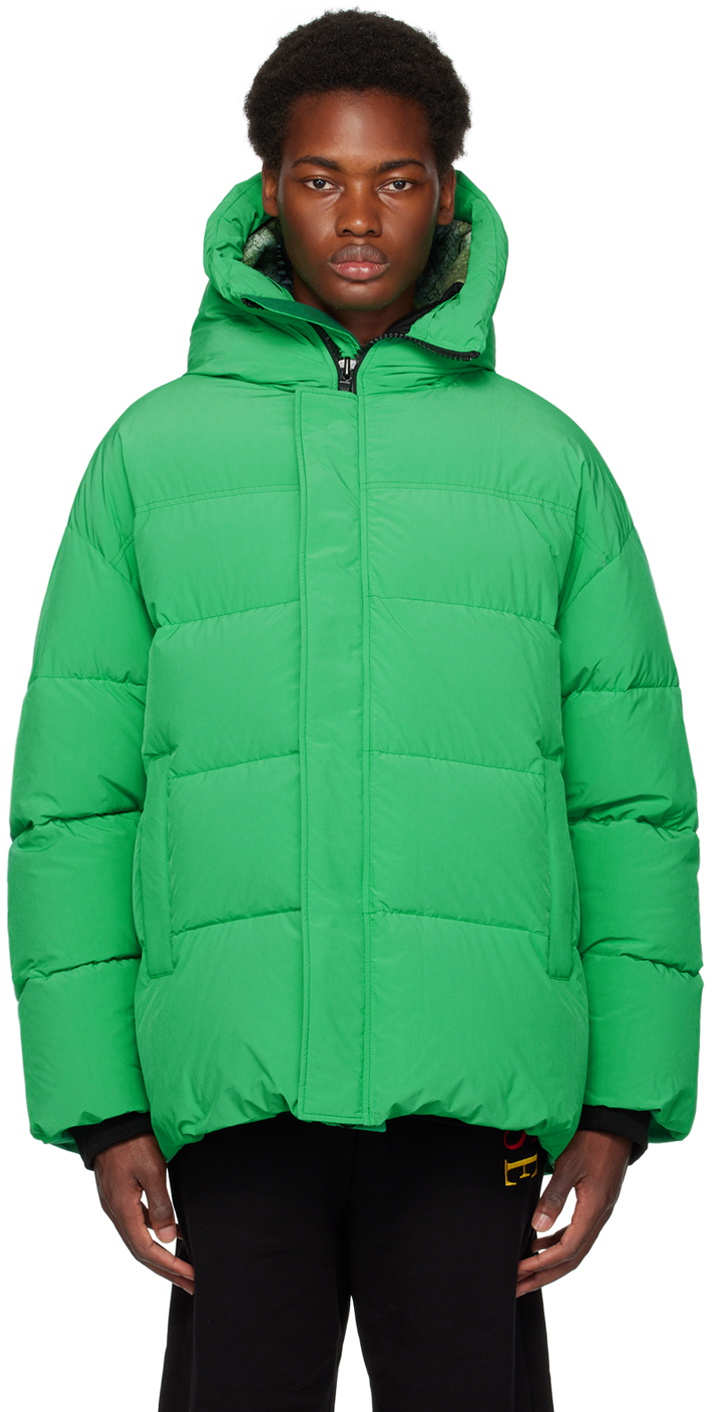 Doublet Green Animal Down Jacket Doublet