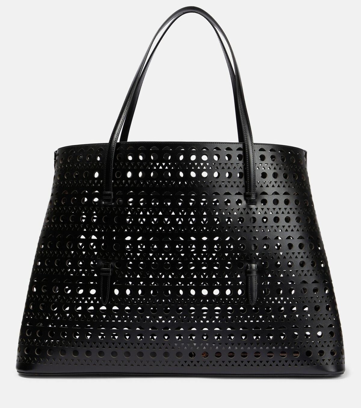 Alaïa Mina 50 Large leather tote bag