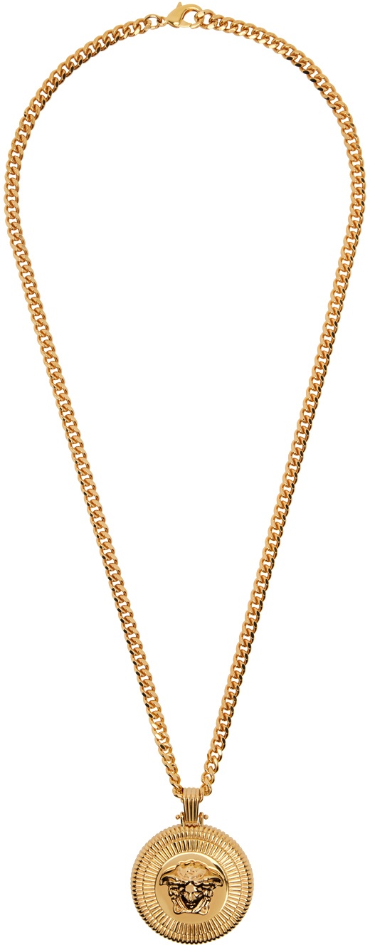 Photo: Versace Gold Medusa Biggie Necklace