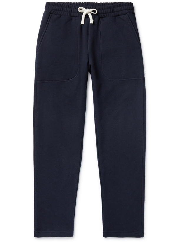 Photo: NORSE PROJECTS - Falun Tapered Loopback Cotton-Jersey Sweatpants - Blue - S