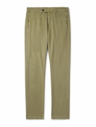Massimo Alba - Winch2 Straight-Leg Cotton-Blend Twill Trousers - Green
