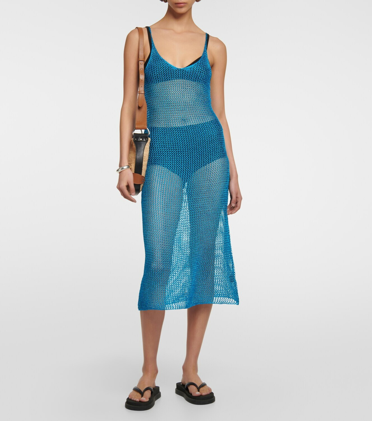 Dodo Bar Or Paul crochet midi dress