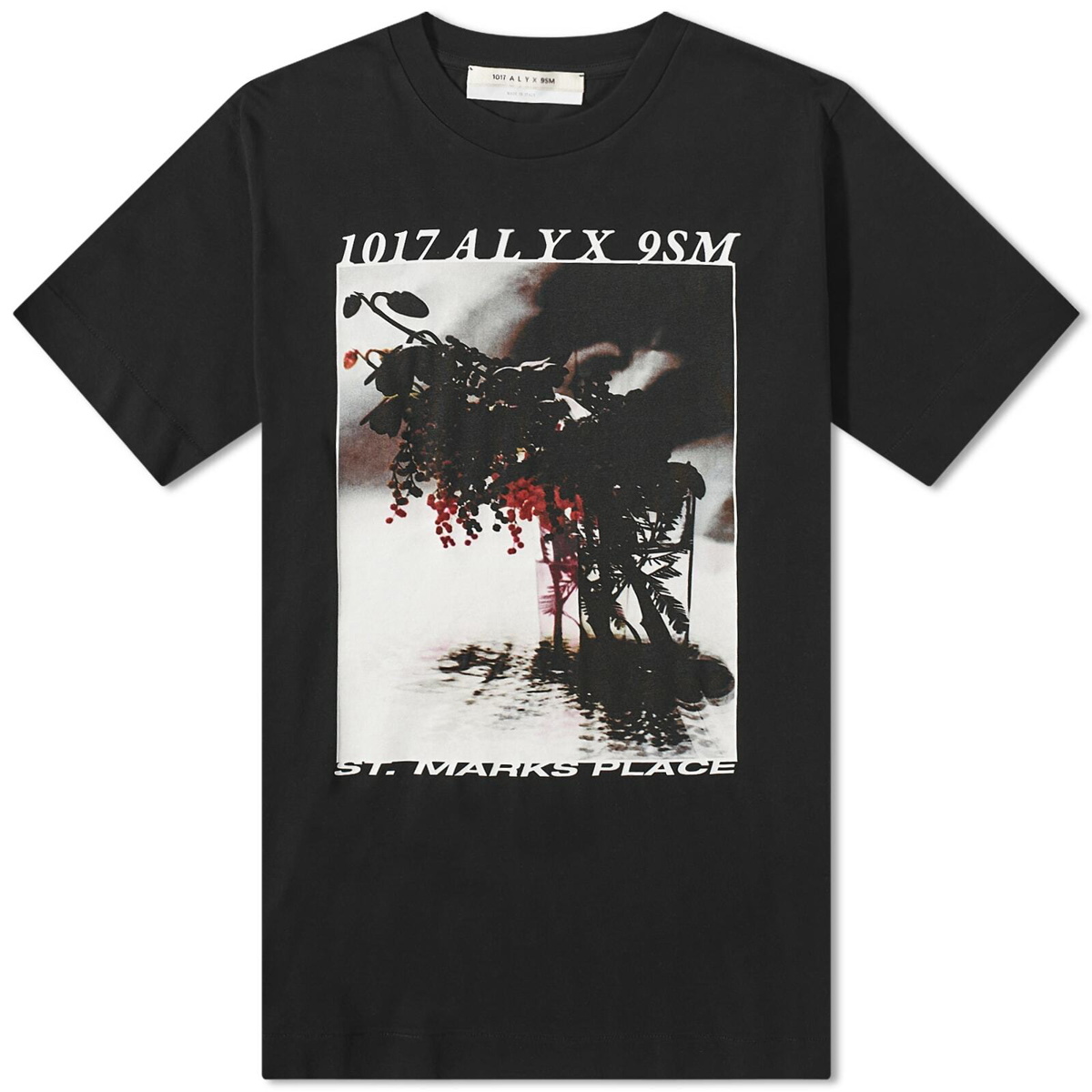 1017 ALYX 9SM Men's Icon Flower T-Shirt in Black 1017 ALYX 9SM