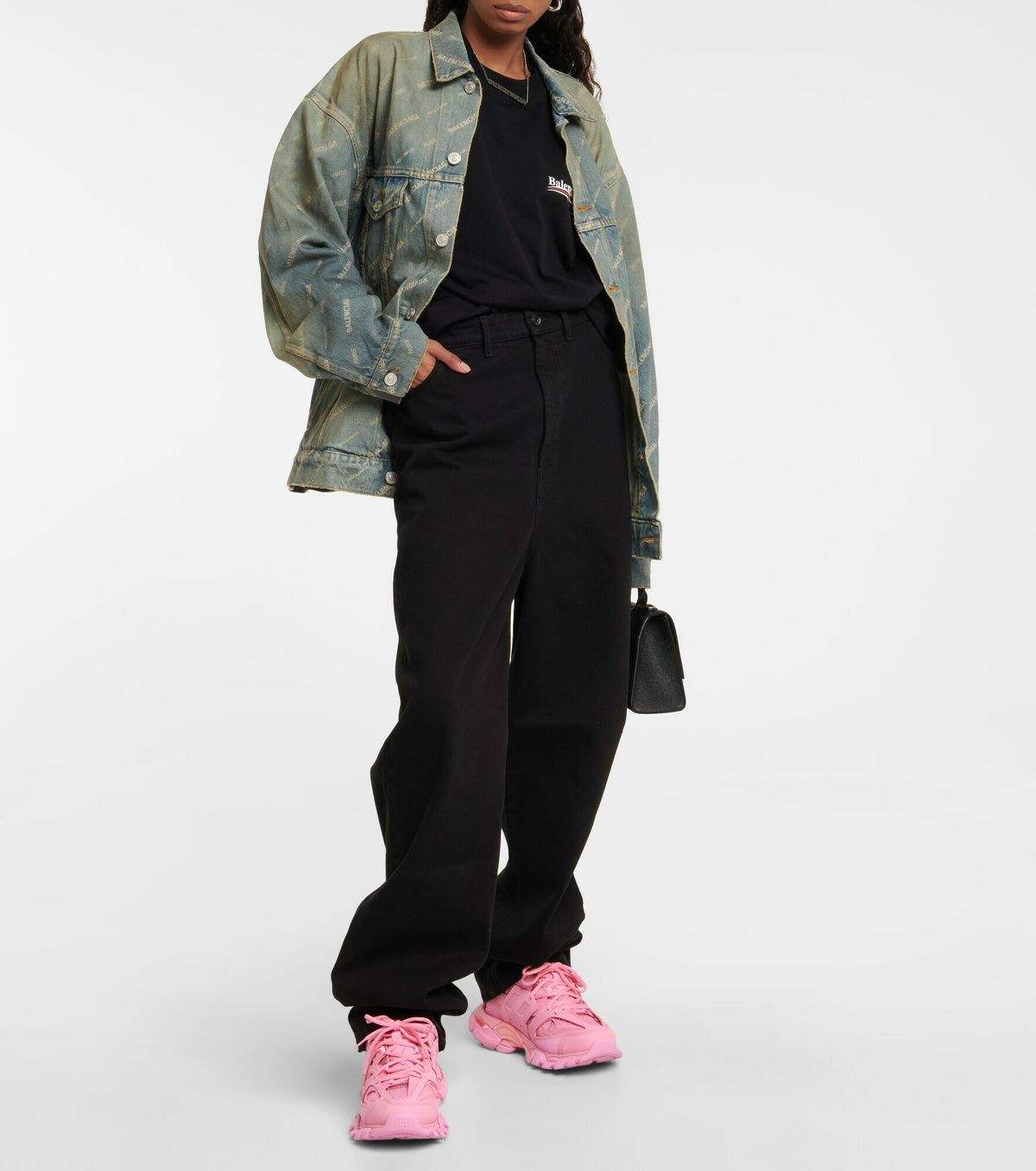 VIP【関税送料無料】希少 BALENCIAGA TRACK SNEAKERS 極美品】バレンシアガ Track Trainers スニーカー 28.5 希少