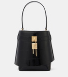 Givenchy Shark Lock Medium leather bucket bag