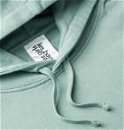 Les Girls Les Boys - Logo-Print Loopback Cotton-Jersey Hoodie - Green