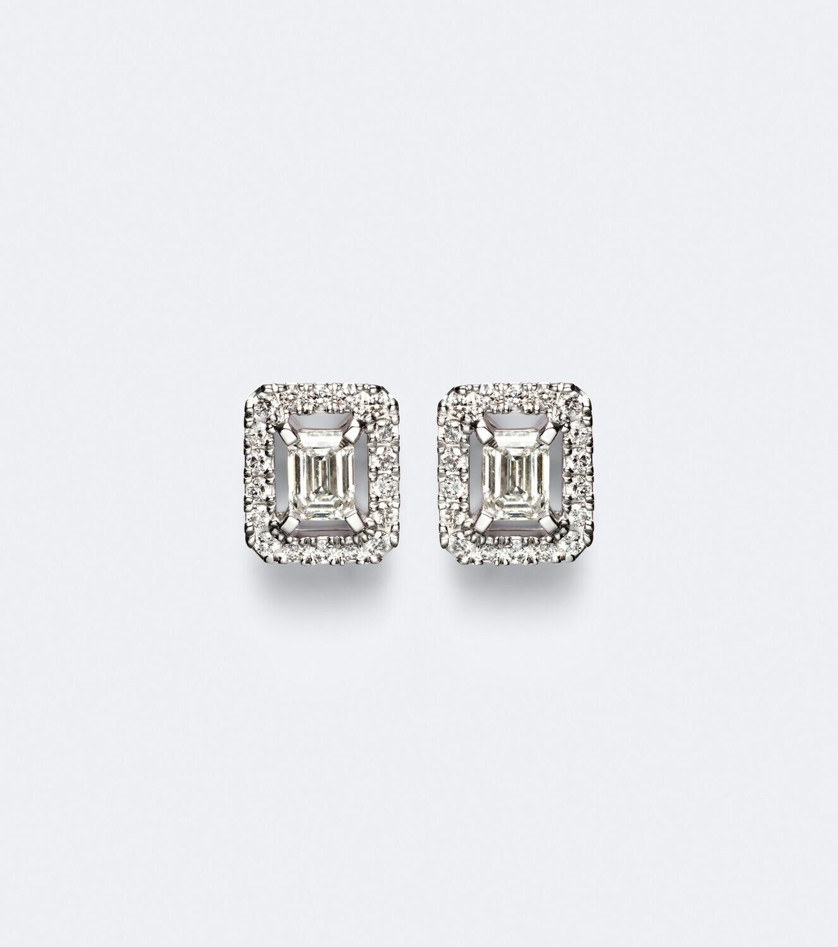 Messika Joy 18kt white gold earrings with diamonds