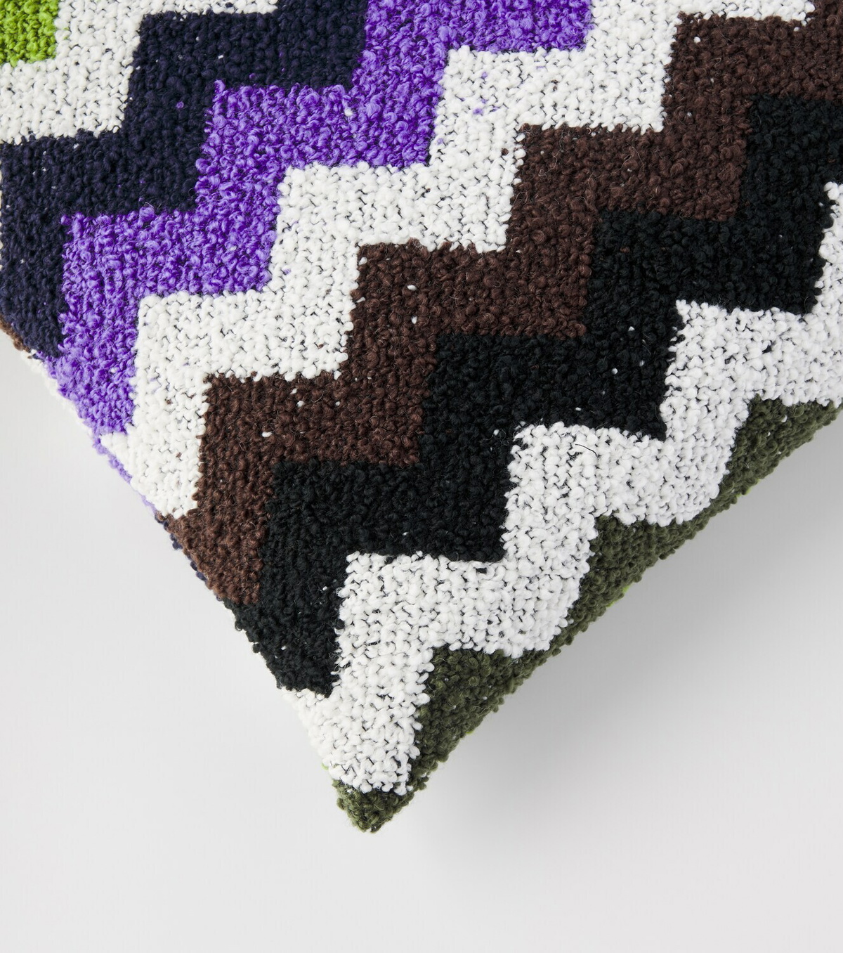 Missoni Riccio Zigzag teddy cushion