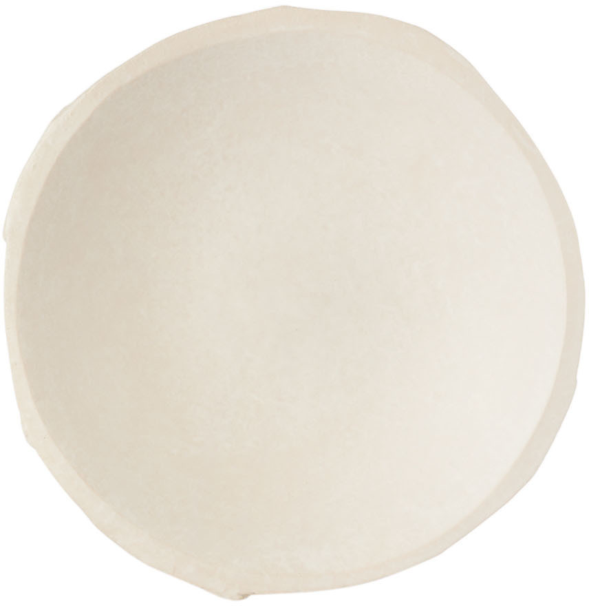 Yellow Nose Studio White Large Moon Bowl