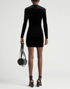 Mugler Womens Mini dress in Black