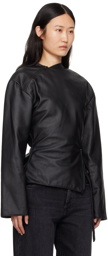 Jade Cropper Black Gigi Leather Jacket