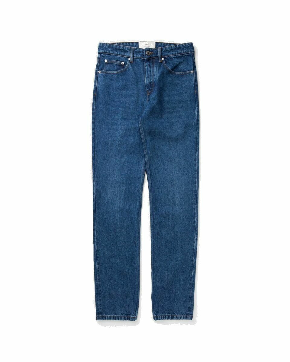 Photo: Ami Paris Jean Classic Fit Blue - Mens - Jeans