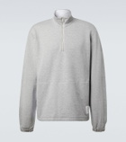 Thom Browne 4-Bar cotton jersey half-zip sweatshirt