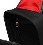 Givenchy - UT3 Colour-Block Logo-Jacquard Leather-Trimmed Shell Backpack - Men - Black