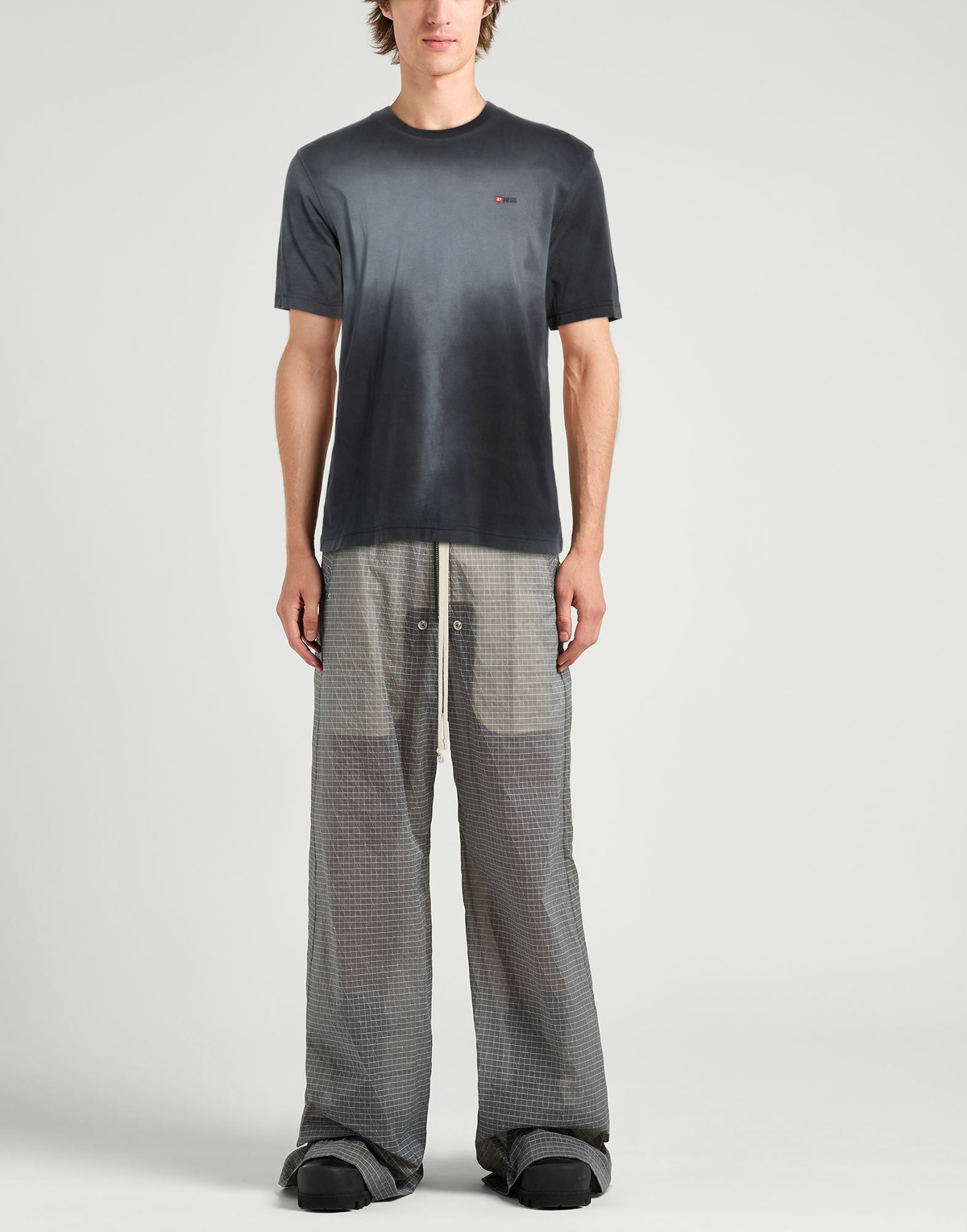 Diesel Mens T-shirt in Black