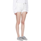 Grlfrnd White Denim Helena Shorts