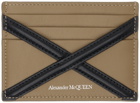 Alexander McQueen Beige 'The Harness' Card Holder