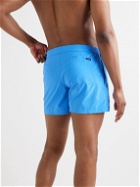 Incotex - Slim-Fit Mid-Length Swim Shorts - Blue