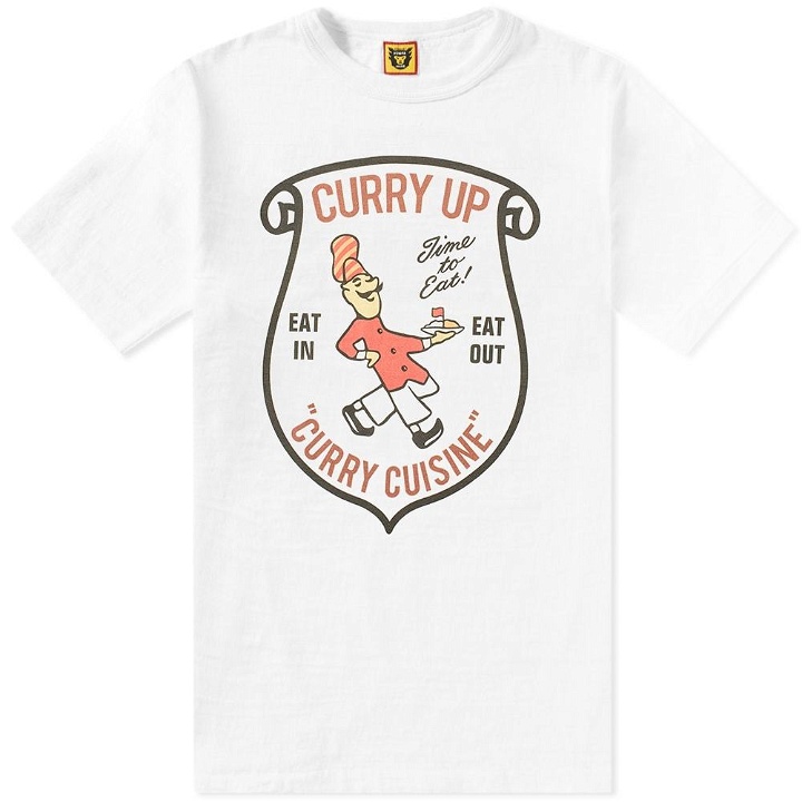 Photo: Human Made Curry Up Scroll Tee White