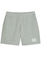 Givenchy Logo Cotton Shorts Light Grey