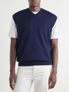 Peter Millar - Autumn Merino Wool and Lyocell-Blend Vest - Blue