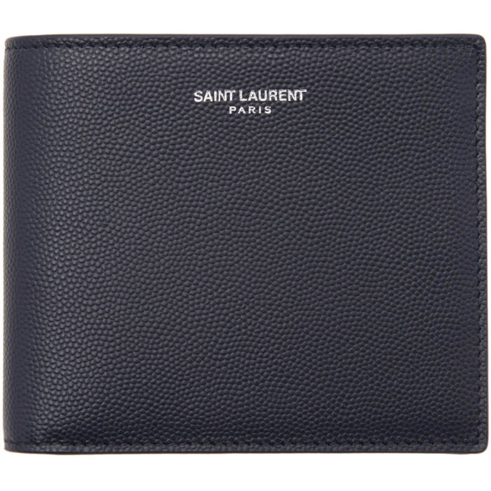 Photo: Saint Laurent Navy East West Wallet 