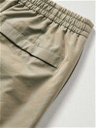 Auralee - Finx Straight-Leg Padded Cotton-Blend Trousers - Green