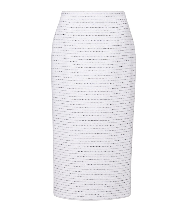 Photo: Alessandra Rich Sequined tweed midi skirt