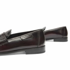Grenson Men's Simeon Penny Loafer in Burgundy