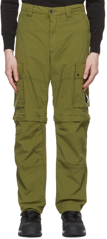 Photo: C.P. Company Green Nylon Cargo Pants